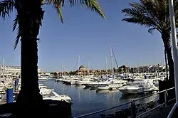 Taxi de Huelva a Vilamoura: el puerto deportivo, con los barcos amarrados